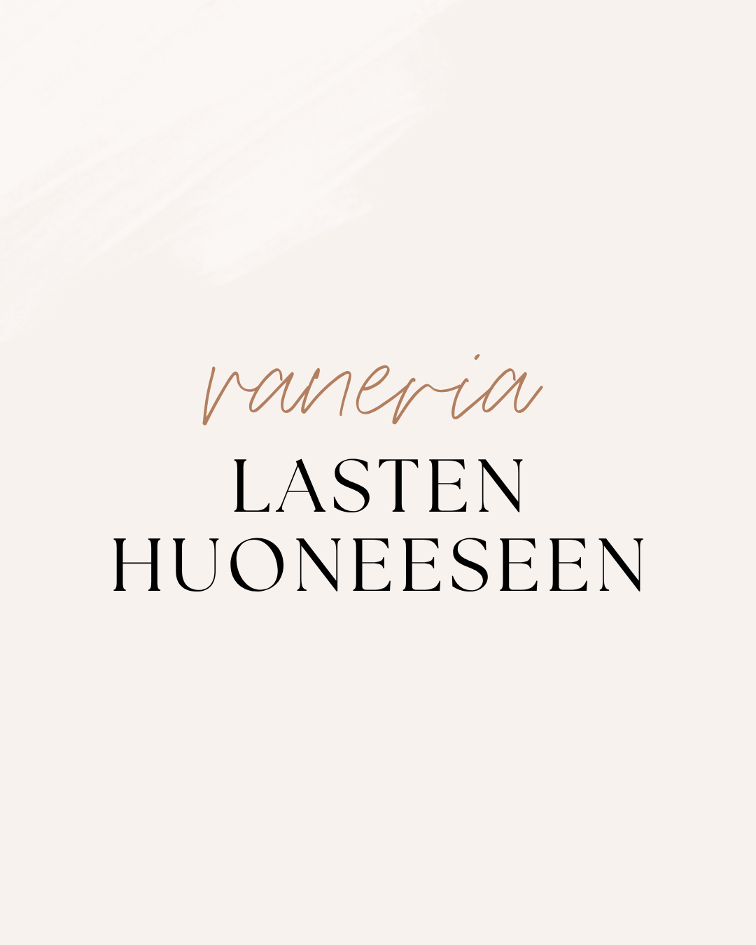 Lastenhuoneeseen